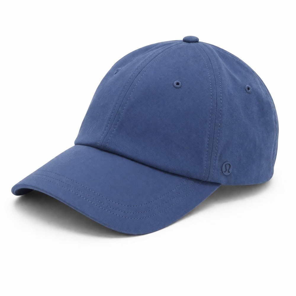 Lululemon Blue Classic Ball Cap L/XL Athleisure Minimalist Coastal Dad Hat Sport